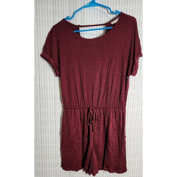 Universal thread jumpsuit Size Medium Burgundy with Pockets NEW - Picture 15 of 15